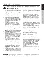 Preview for 3 page of Impecca courant CDD-2000 User Manual