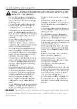 Preview for 3 page of Impecca COURANT CGE-6102 User Manual