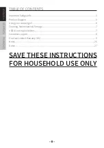 Preview for 2 page of Impecca COURANT CSD-2176 User Manual