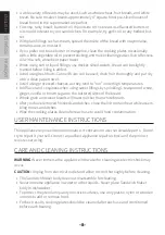 Preview for 8 page of Impecca COURANT CSD-2176 User Manual