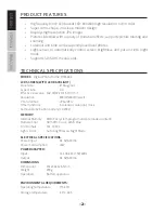 Preview for 4 page of Impecca DFM844 User Manual