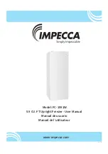 Impecca FC-1591W User Manual preview