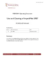 ImpediMed SFB7 Operating Document предпросмотр