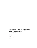 Preview for 1 page of Impediment RS-0800-LVD User Manual