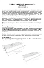 Preview for 9 page of Imperial Kitchen Ventilation 1930ENV Installation Instructions & Warranty Information