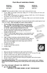 Preview for 3 page of Imperial Kitchen Ventilation 3000PS1 Installation Instructions & Warranty Information