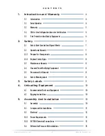 Preview for 2 page of Imperial Systems CMAXX Installation, Operation & Maintenance Manual