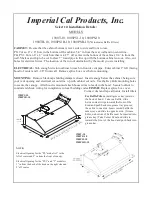 Предварительный просмотр 3 страницы Imperial 1900T-10 Installation Instructions & Warranty Information