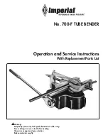 Imperial 700-F Operation And Service Instructions Manual предпросмотр