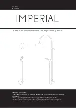 Предварительный просмотр 1 страницы Imperial Adjustable Rigid Riser General Installation Instructions