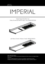 Imperial Attica XM83400100 Mounting Instructions предпросмотр