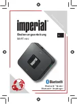 Предварительный просмотр 1 страницы Imperial BART mini User Manual