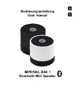 Предварительный просмотр 1 страницы Imperial BAS 1 User Manual