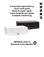 Предварительный просмотр 1 страницы Imperial BAS 10 Quick Start Manual