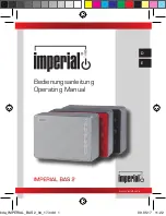 Предварительный просмотр 1 страницы Imperial BAS 2 Operating Manual