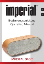 Предварительный просмотр 1 страницы Imperial BAS 5 Operating Manual