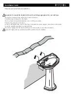 Preview for 4 page of Imperial Bracket Mounted Basin Installation Manual