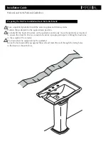 Preview for 10 page of Imperial Bracket Mounted Basin Installation Manual