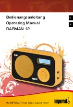 Imperial DABMAN 12 Operating Manual предпросмотр