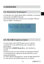 Предварительный просмотр 15 страницы Imperial DABMAN 12 Operating Manual