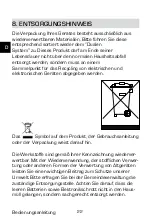 Предварительный просмотр 22 страницы Imperial DABMAN 12 Operating Manual