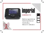 Предварительный просмотр 1 страницы Imperial DABMAN 410 Operating Manual