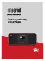 Imperial DABMAN i205 Instruction Manual preview