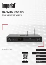 Предварительный просмотр 59 страницы Imperial DABMAN i550 CD Operating Instructions Manual