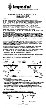 Предварительный просмотр 1 страницы Imperial KWIK-COUPLER Instructions