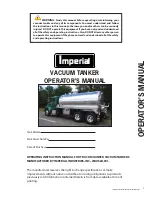 Imperial TMV-1500 Operator'S Manual preview