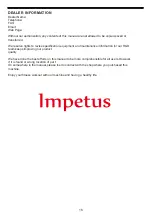 Preview for 16 page of IMPETUS iT 4500 User Manual