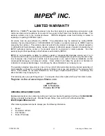 Preview for 15 page of Impex ADI-10250-I Owner'S Manual