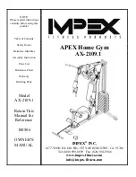 Impex APEX AX-2109.1 Owner'S Manual preview