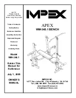 Preview for 1 page of Impex APEX WM-348.1 Owner'S Manual