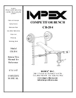 Impex CB-204 Owner'S Manual preview