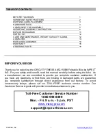 Preview for 2 page of Impex CIRCUIT FITNESS AMZ-150BK Assembly & Owners Manual