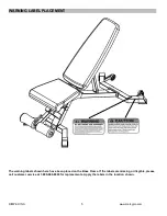 Предварительный просмотр 6 страницы Impex Circuit Fitness AMZ-563BN Owner'S Manual