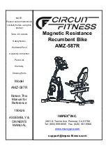 Impex Circuit Fitness AMZ-587R Owner'S Manual preview