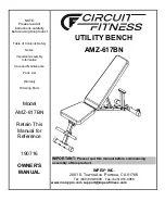 Impex Circuit Fitness AMZ-617BN Owner'S Manual preview