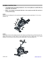 Preview for 7 page of Impex Circuit Fitness AMZ-986RW Assembly & Owners Manual