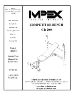 Impex COMPETITOR CB-200 Owner'S Manual preview