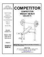 Impex COMPETITOR CB-20111 Owner'S Manual preview