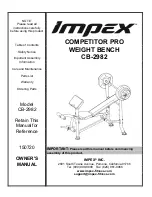 Impex COMPETITOR PRO CB-2982 Owner'S Manual preview