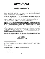 Preview for 13 page of Impex Competitor WM-203 Owner'S Manual