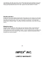 Preview for 13 page of Impex GOLD'S GYM WMGG-20 Owner'S Manual