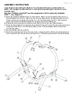 Preview for 7 page of Impex Gym Dandy TT-320 Owner'S Manual