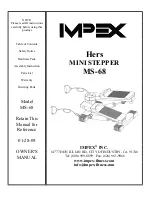 Impex Hers MS-68 Owner'S Manual preview