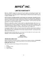 Preview for 9 page of Impex IGS-411 Owner'S Manual