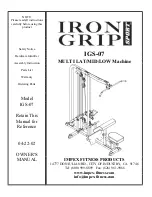 Preview for 1 page of Impex Iron Grip Sport IGS-07 Owner'S Manual