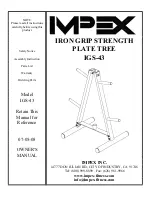 Impex Iron Grip Strength IGS-43 Owner'S Manual preview